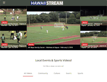 Tablet Screenshot of hawaiistream.com